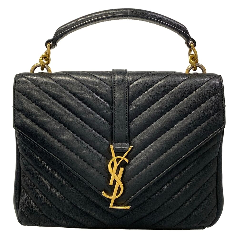 Saint Laurent PARIS Monogram Saint Laurent College Handbag 428056 - Picture 1 of 15